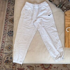 Nike Women's White Jogger Pants